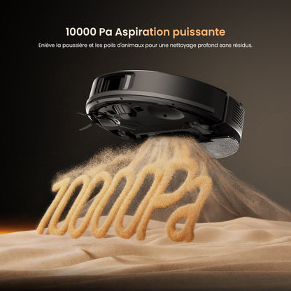 Proscenic Q20 Plus - Robot Aspirateur Laveur Auto-vidant 4L