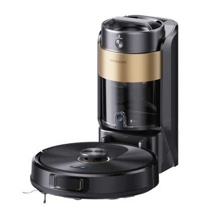 Proscenic Q20 Plus - Robot Aspirateur Laveur Auto-vidant 4L