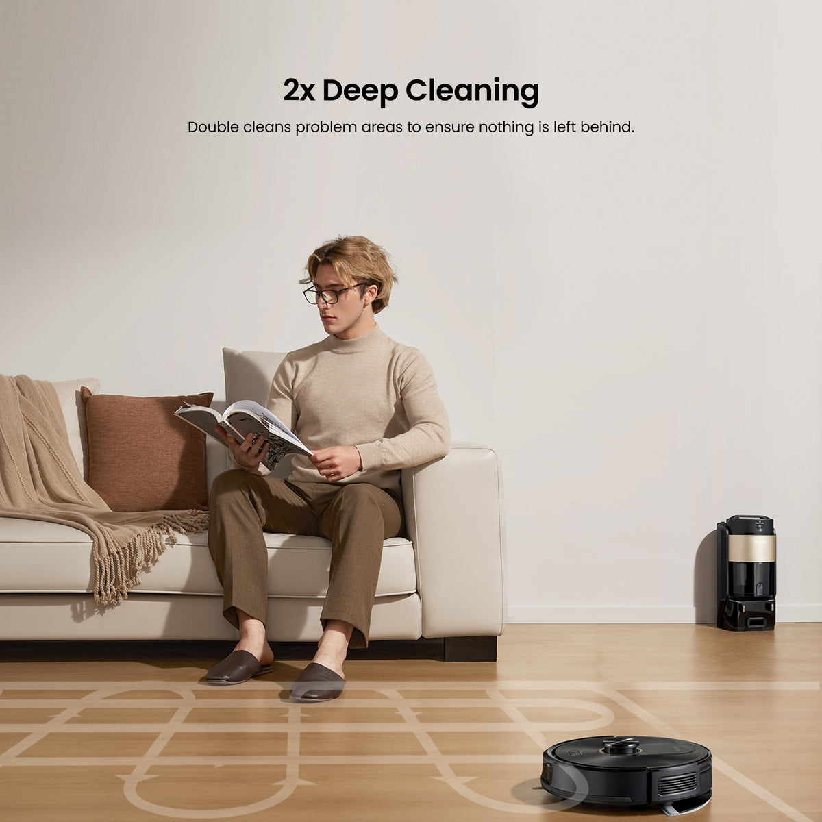 Aspirateur Robot Laveur Proscenic Q20 Plus | 10 000 Pa & 3D AI