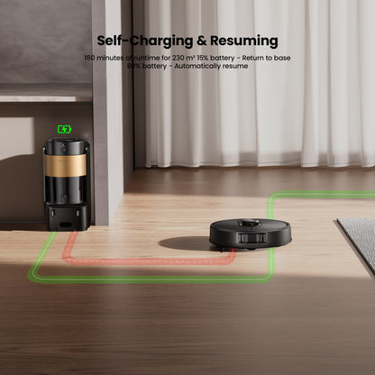 Aspirateur Robot Laveur Proscenic Q20 Plus | 10 000 Pa & 3D AI